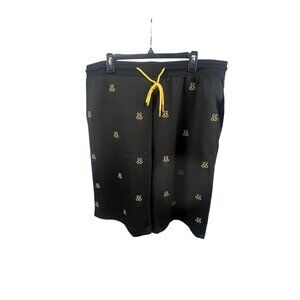 Bluegear Men's Scuba Lounge Shorts 4XL Black Gold Embroidered NWT Streetwear